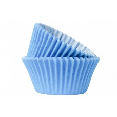 50 x Light Blue 45gsm Cupcake / Muffin Cases
